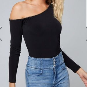 Black Off-the-Shoulder Top